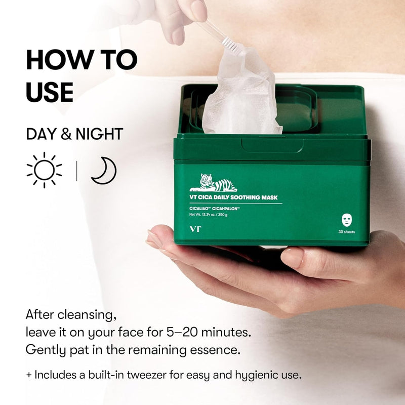 VT Cosmetics Cica Daily Soothing Mask 30 Sheets