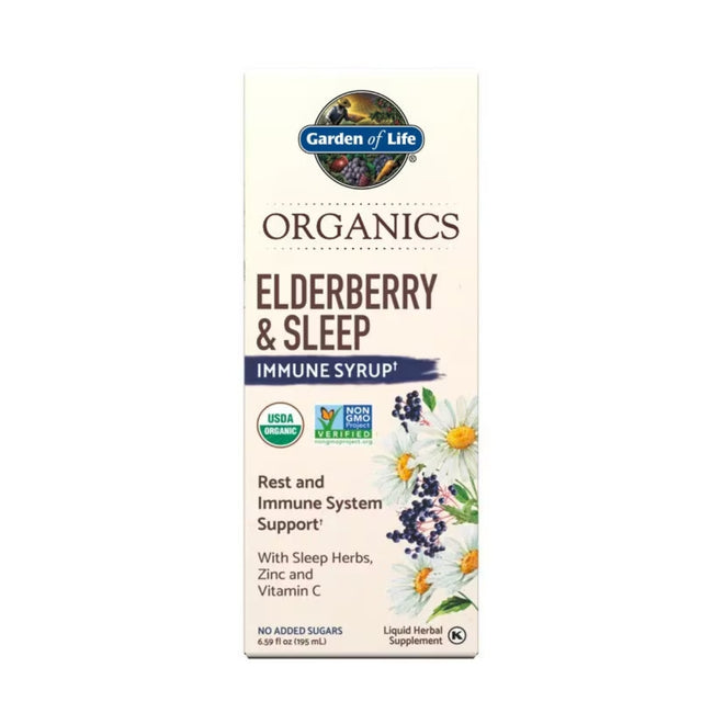 Garden of Life Mykind Organics Elderberry Immune Syrup 195ml