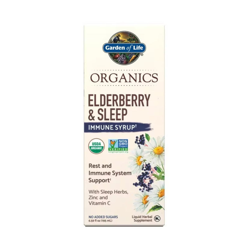 Garden of Life Mykind Organics Elderberry Immune Syrup 195ml