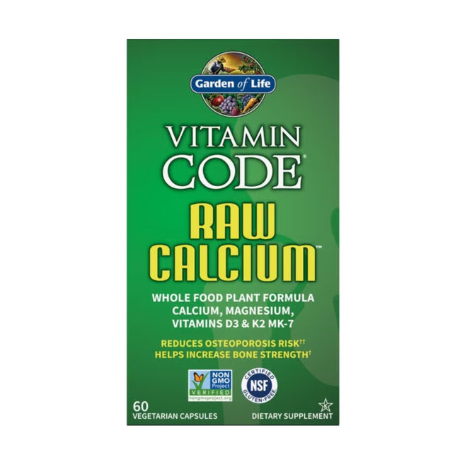 Garden of Life Vitamin Code Raw Calcium 60 Capsules