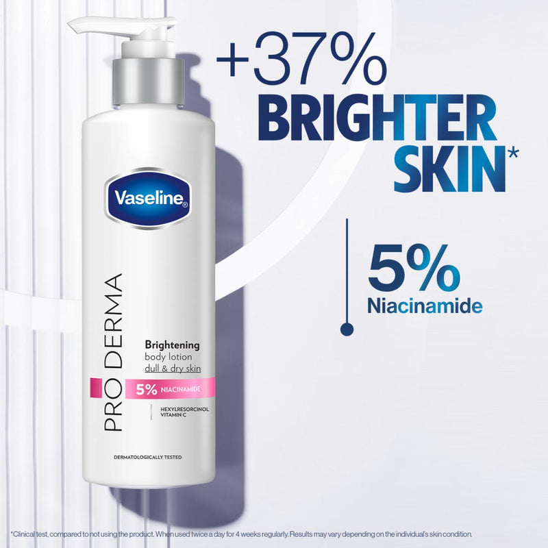 Vaseline Pro Derma Body Lotion Brightening 250ml