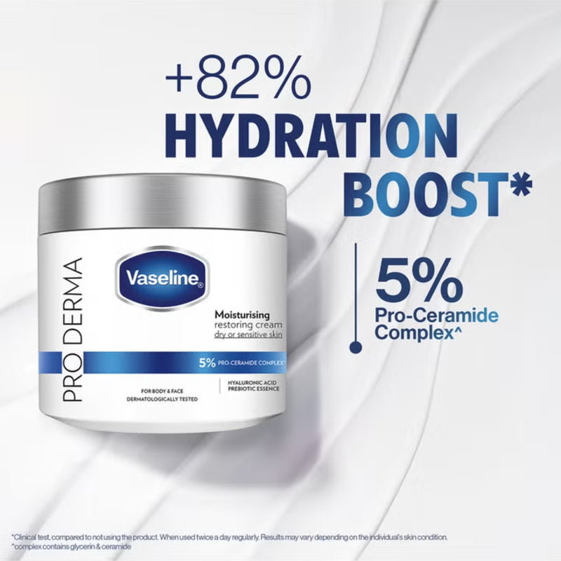 Vaseline Pro Derma Ultra Moisturising Repair Body Cream 360g