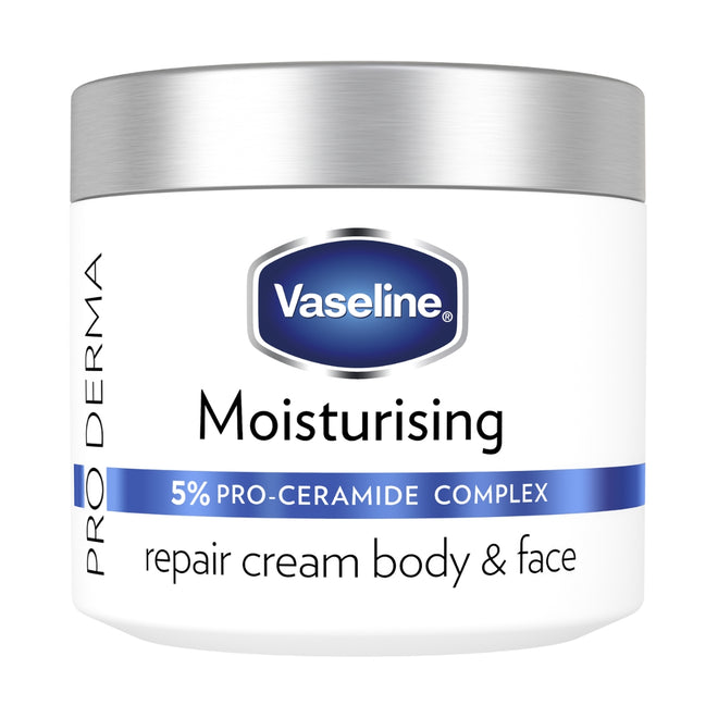Vaseline Pro Derma Ultra Moisturising Repair Body Cream 360g Fragrance Free 360g