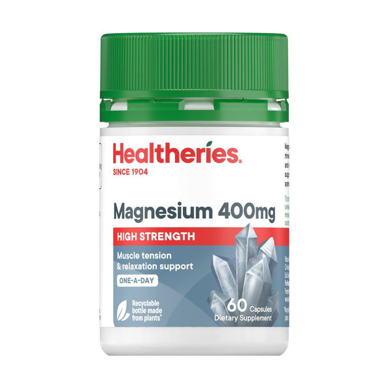 Healtheries Magnesium 400mg 60 Capsules