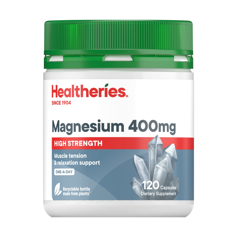 Healtheries Magnesium 400mg 120 Capsules