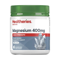 Healtheries Magnesium 400mg 200 Capsules