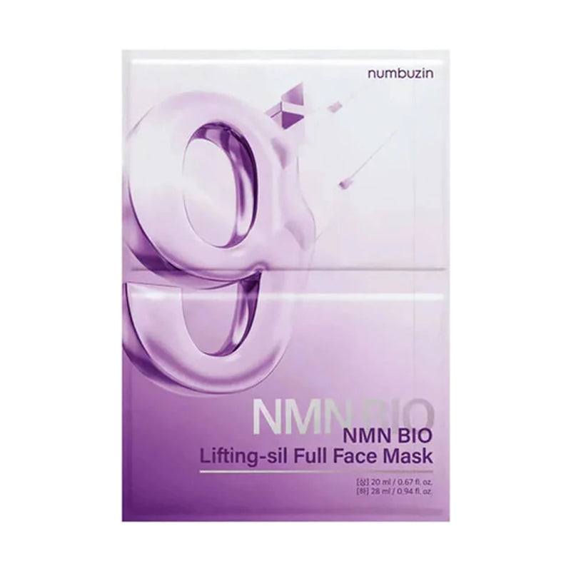 Numbuzin 9+ NMN Bio Lifting Sil Full Face Sheet Mask