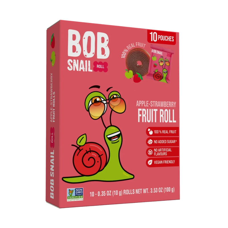 Bob Snail Fruit Rolls Apple Strawberry 100g