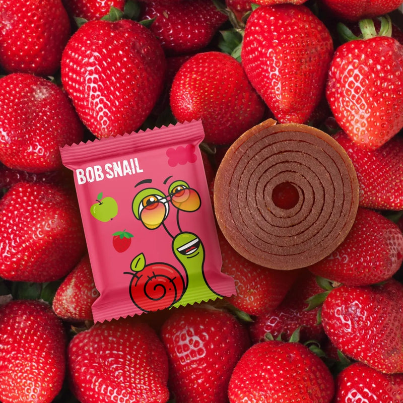 Bob Snail Fruit Rolls Apple Strawberry 100g
