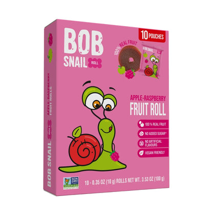 Bob Snail Fruit Rolls Apple Raspberry 100g