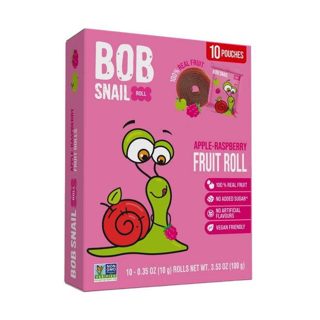 Bob Snail Fruit Rolls Apple Raspberry 100g