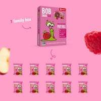 Bob Snail Fruit Rolls Apple Raspberry 100g