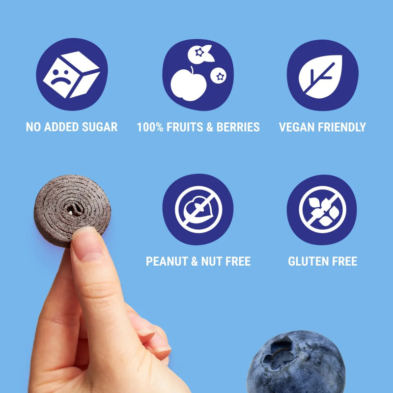 Bob Snail Fruit Rolls Apple Blueberry 100g