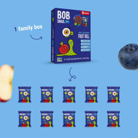Bob Snail Fruit Rolls Apple Blueberry 100g