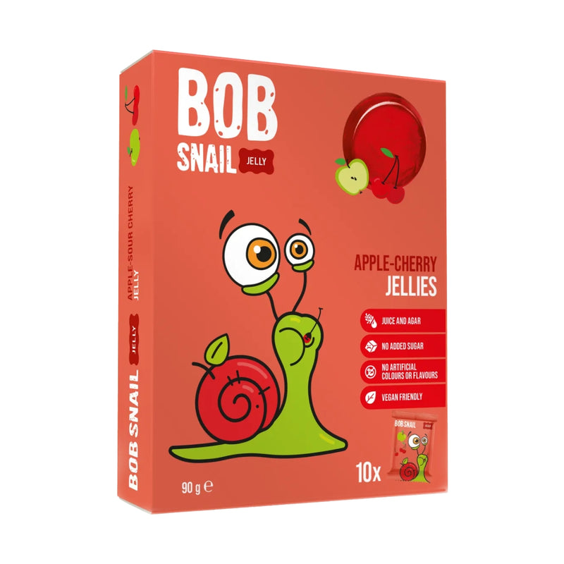 Bob Snail Fruit Jellies Apple Cherry 90g