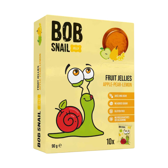 Bob Snail Fruit Jellies Apple Pear Lemon 90g