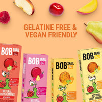Bob Snail Fruit Jellies Apple Pear Lemon 90g