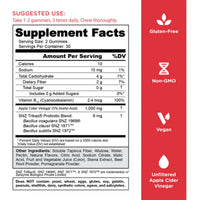 Goli Nutrition Apple Cider Vinegar Zero Sugar 60 Gummies