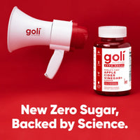 Goli Nutrition Apple Cider Vinegar Zero Sugar 60 Gummies