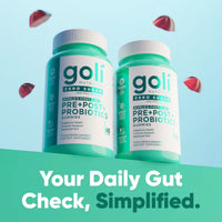 Goli Nutrition Pre+Post+Probiotics Zero Sugar 60 Gummies