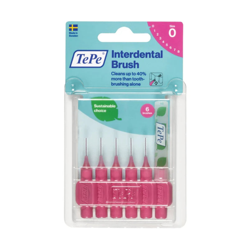TePe Interdental Brush Pink 0.4mm 6 Pieces