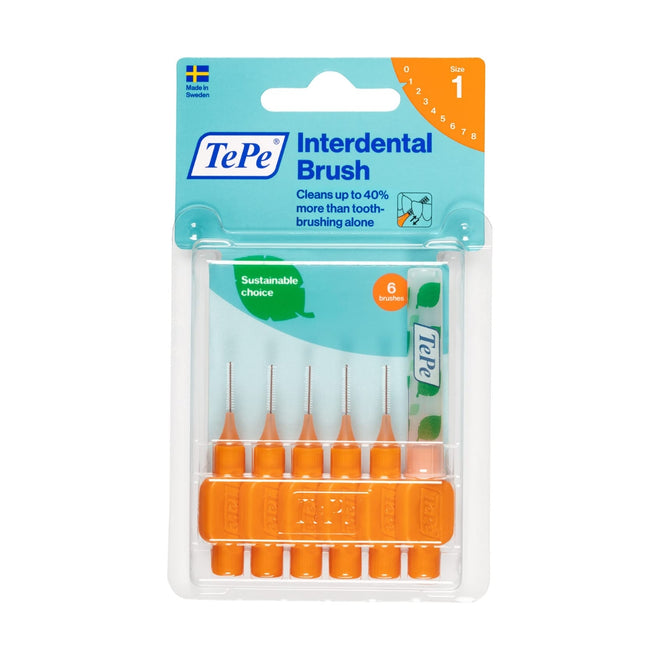 TePe Interdental Brush Orange 0.45mm 6 Pieces