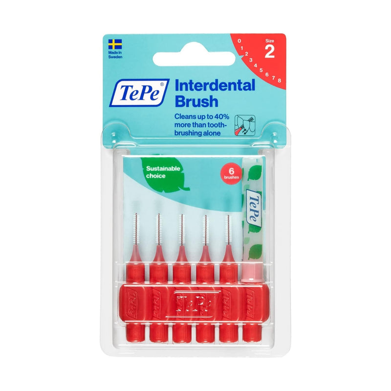 TePe Interdental Brush Red 0.5mm 6 Pieces