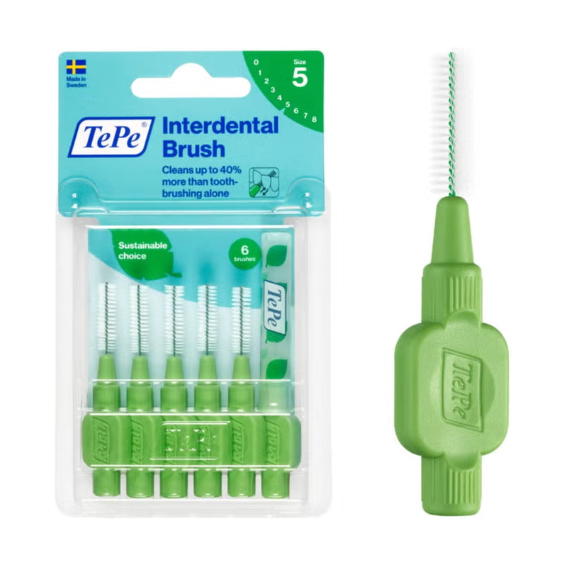 TePe Interdental Brush Green 0.8mm 6 Pieces
