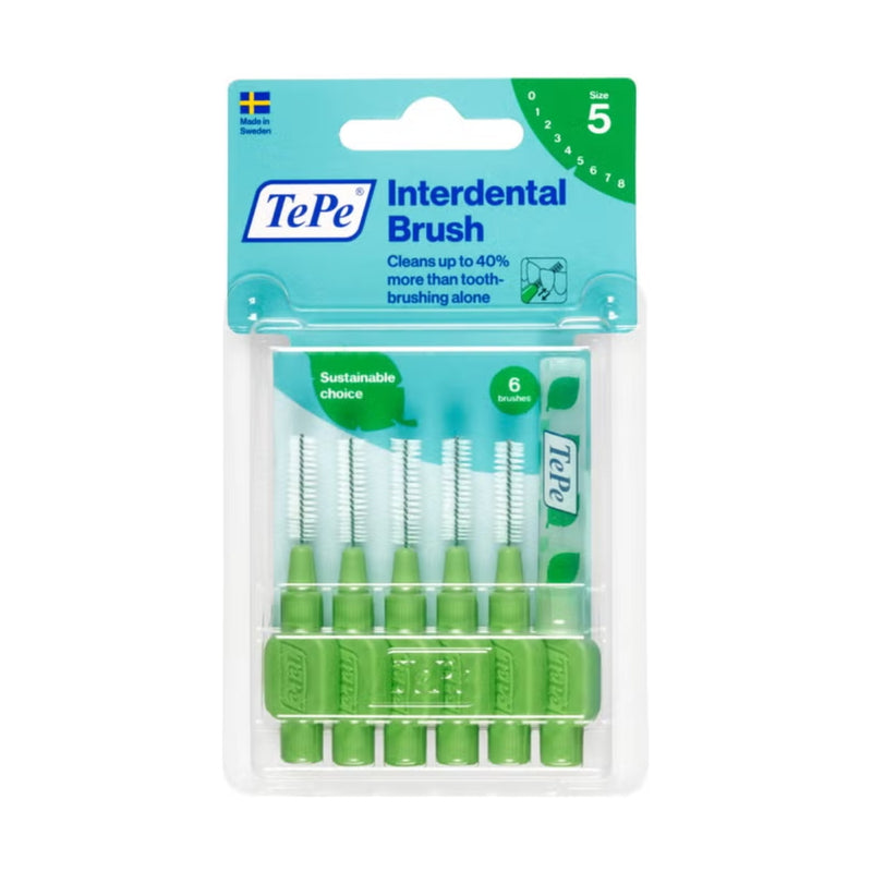 TePe Interdental Brush Green 0.8mm 6 Pieces