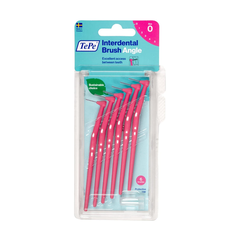TePe Angle Interdental Brush Pink 0.4mm 6 Pieces