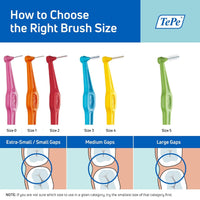 TePe Angle Interdental Brush Blue 0.6mm 6 Pieces