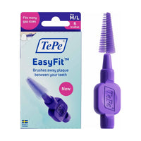 TePe Easy Fit Interdental Brush Purple Medium to Large 6 Pieces