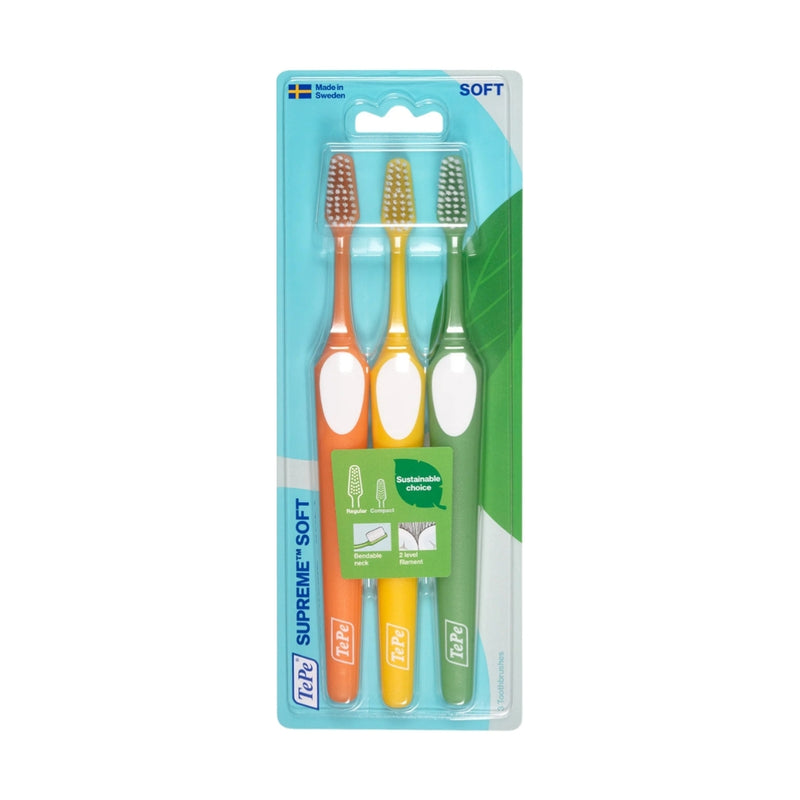 TePe Toothbrush Supreme Soft 3 Pieces