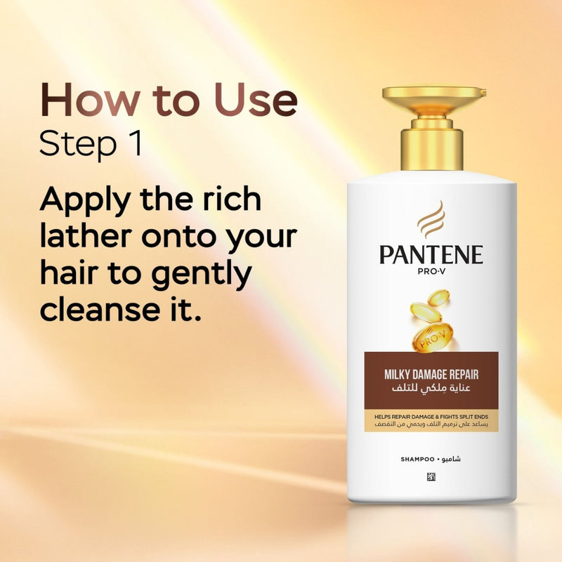 Pantene ProV Milky Damage Repair Shampoo 500ml