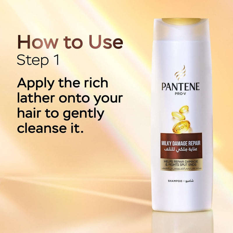 Pantene ProV Milky Damage Repair Shampoo 375ml