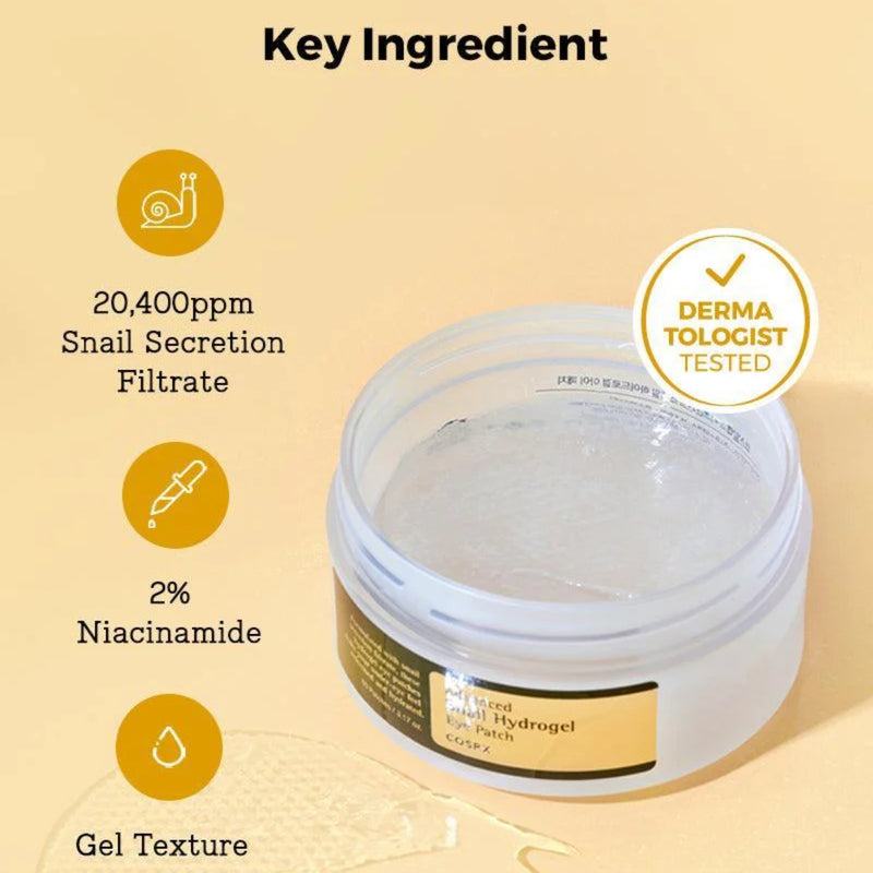 COSRX Advanced Snail Hydrogel Eye Patch 60 Pieces