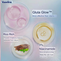 Vaseline Gluta Glow Ampoule Serum Deodorant Roll On Ultra Bright 45ml