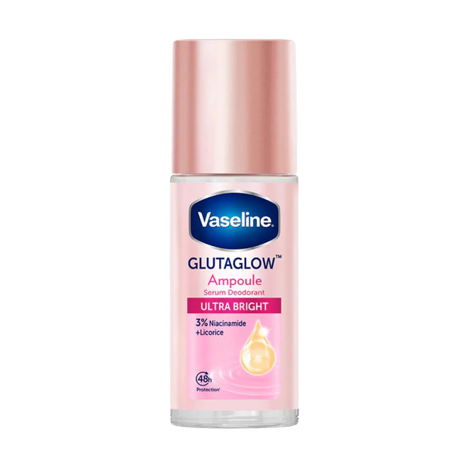 Vaseline Gluta Glow Ampoule Serum Deodorant Roll On Ultra Bright 45ml
