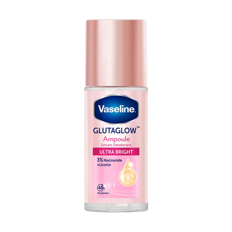 Vaseline Gluta Glow Ampoule Serum Deodorant Roll On Ultra Bright 45ml