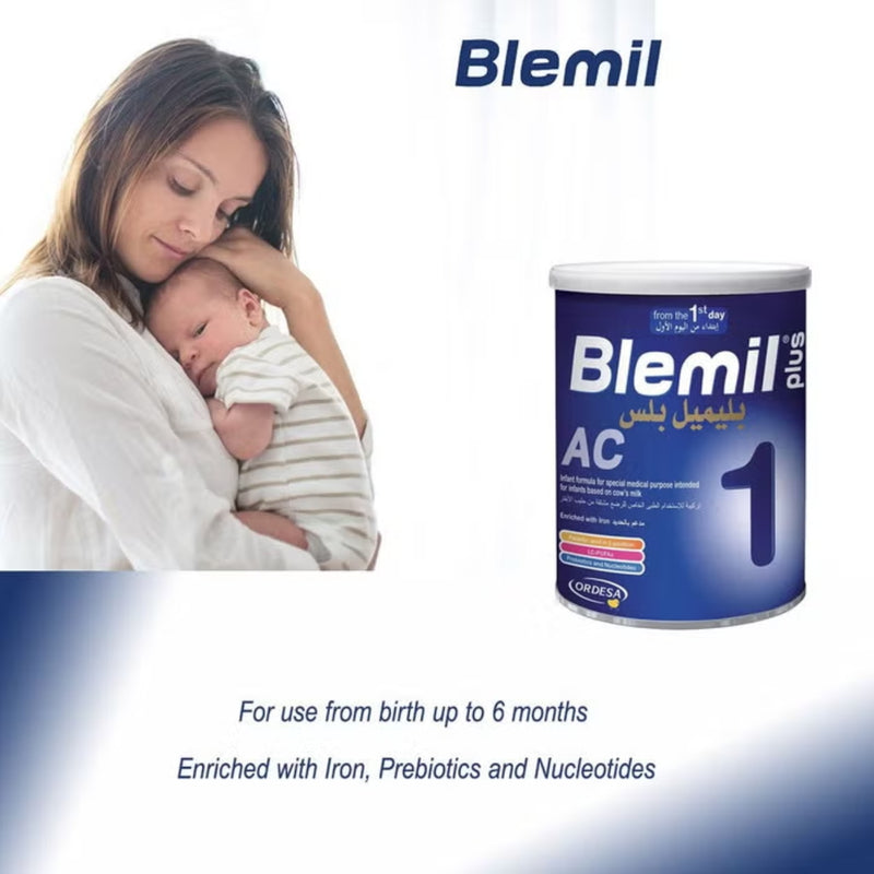 Blemil Plus 1 AC Infant Formula (0-6 Months) 400g