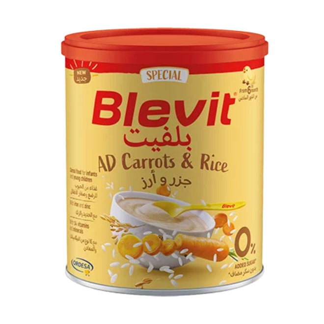 Blevit AD Carrots & Rice Cereals (Above 6 Months) 250g