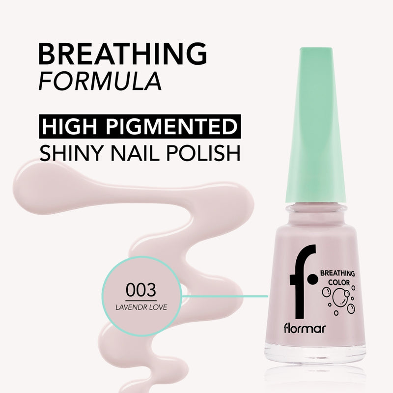 Flormar Breathing Colors Nail Enamel 003 Lavander Love 11ml