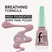 Flormar Breathing Colors Nail Enamel 006 Charleston Grey 11ml