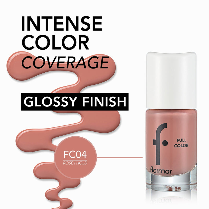 Flormar Full Color Nail Enamel FC04 Rose I Hold 8ml
