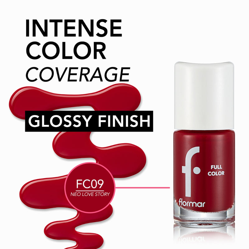 Flormar Full Color Nail Enamel FC09 Neo Love Story 8ml