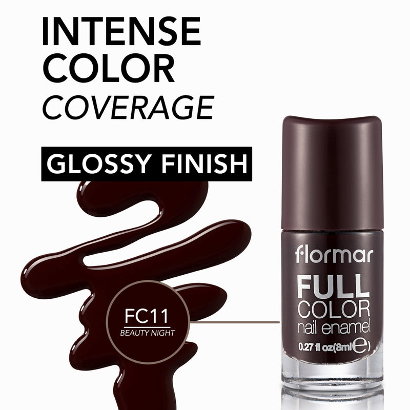 Flormar Full Color Nail Enamel FC11 Beauty Night 8ml