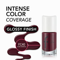 Flormar Full Color Nail Enamel FC40 Royal Maroon 8ml