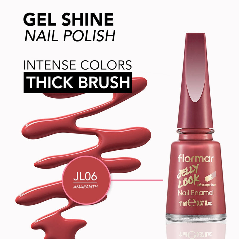 Flormar Jelly Look Nail Enamel JL06 Amarath 11ml