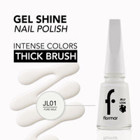 Flormar Jelly Look Nail Enamel JL01 Pure Milk 11ml