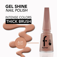 Flormar Jelly Look Nail Enamel JL31 Coffee With Milk 11ml